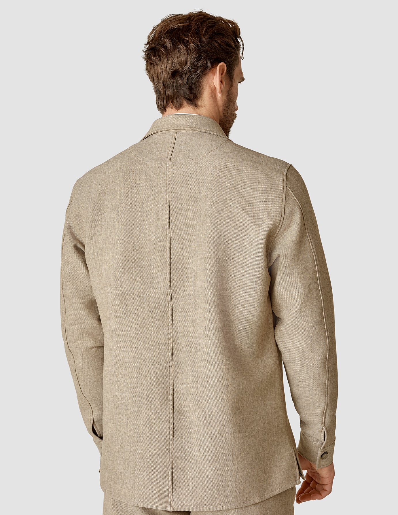 Heavy Edition Transitional Overshirt Sand Twill